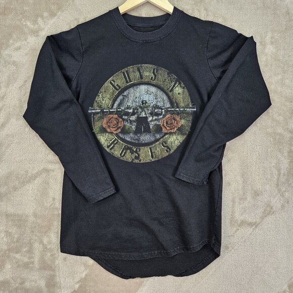 Guns N' Roses Official 2017 Long Sleeve Graphic Shirt Rock Band Women's Size M - Picture 1 of 10